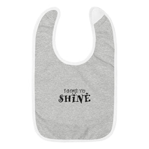 Grey baby bib