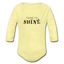 Load image into Gallery viewer, Long Sleeve Baby Onesie - washed yellow
