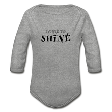 Load image into Gallery viewer, Long Sleeve Baby Onesie - heather gray
