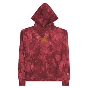 Je Suis Tie-Dye Hoodie - Mulled Berry